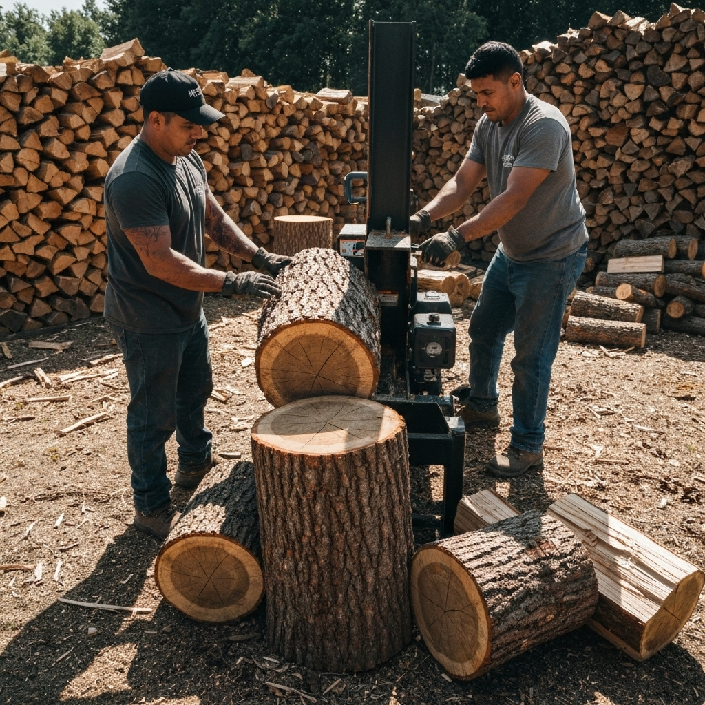Wood splitting services